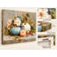 Automne citrouilles et fleurs sur toile tendue-1206111691