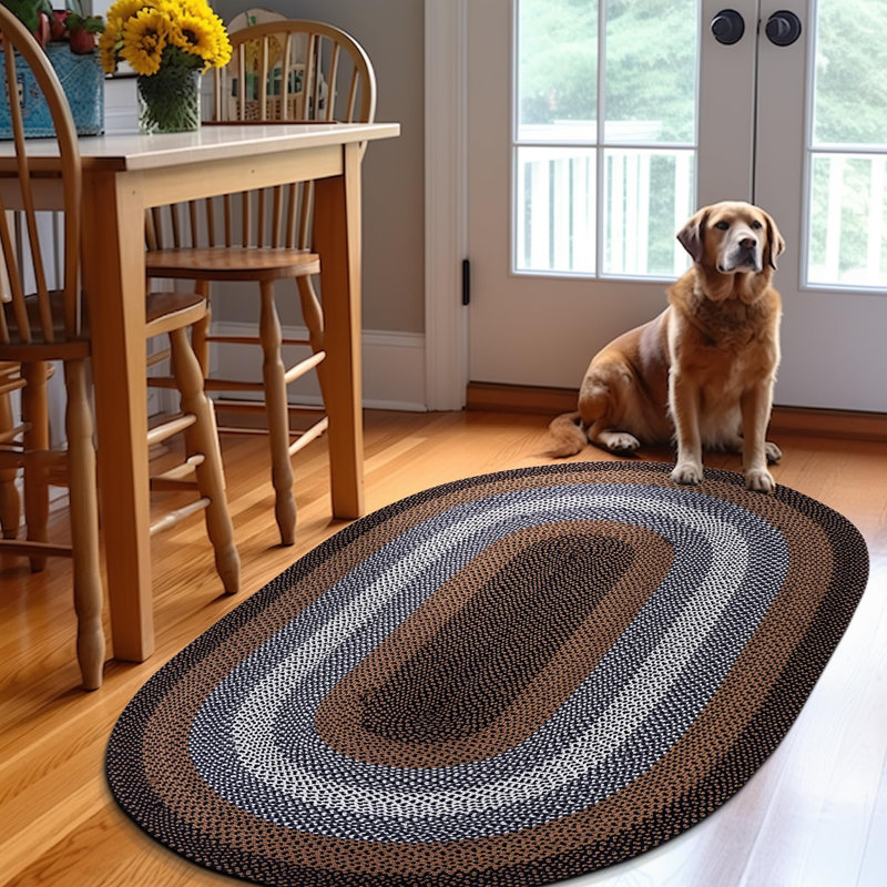Enika Indoor Rug, Oval 2' x 3'