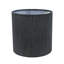 Abat-jour tambour de 5 po (attache) gris/noir