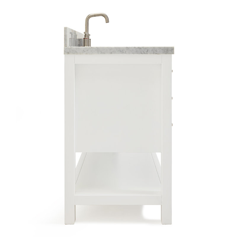 Magnolia Bath Vanity Oval Basin S049SCWOV, White, Oval