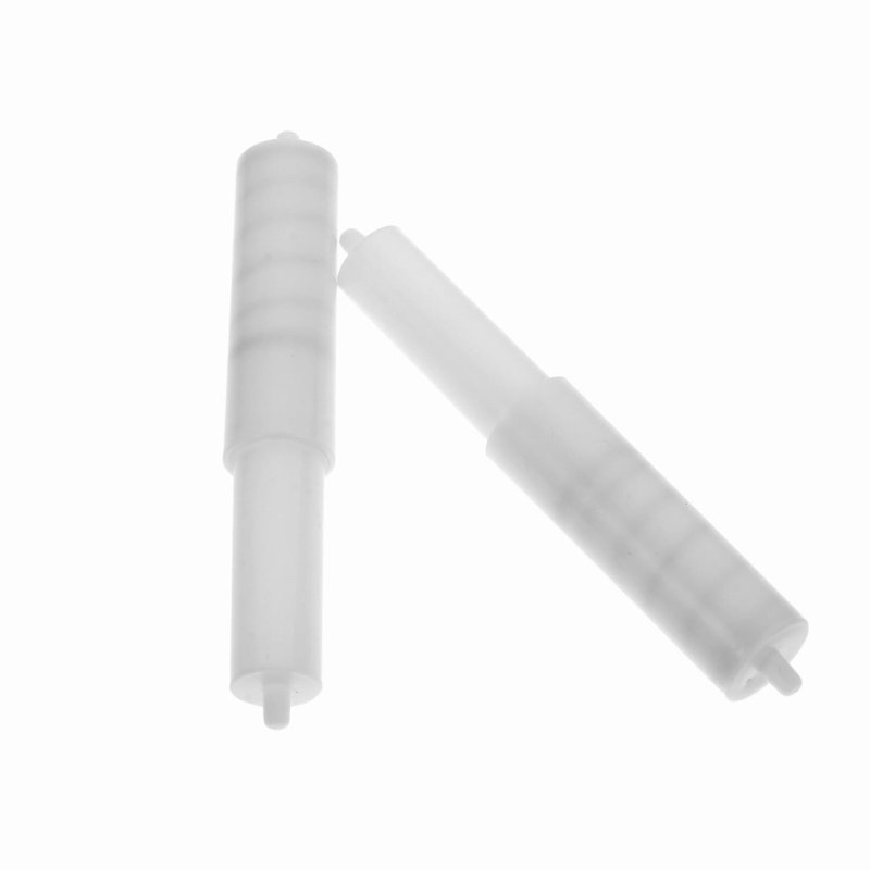 SpringFlex Paper Roller Duo - White Plastic Spindle Replacement for Tissue Holders