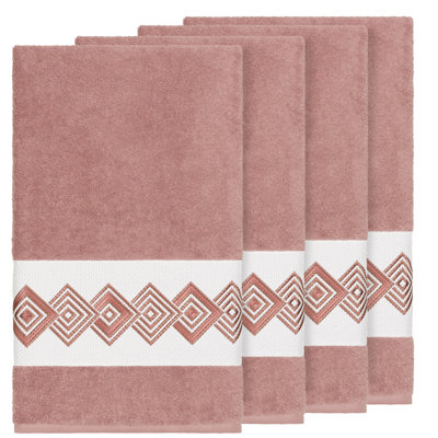 Ensemble de serviettes de bain en coton turc 4 pièces Noah