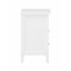 Table de chevet 2 tiroirs blanche