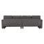 Bobi 4 Seater Linen Sofa & Chaise-43571827