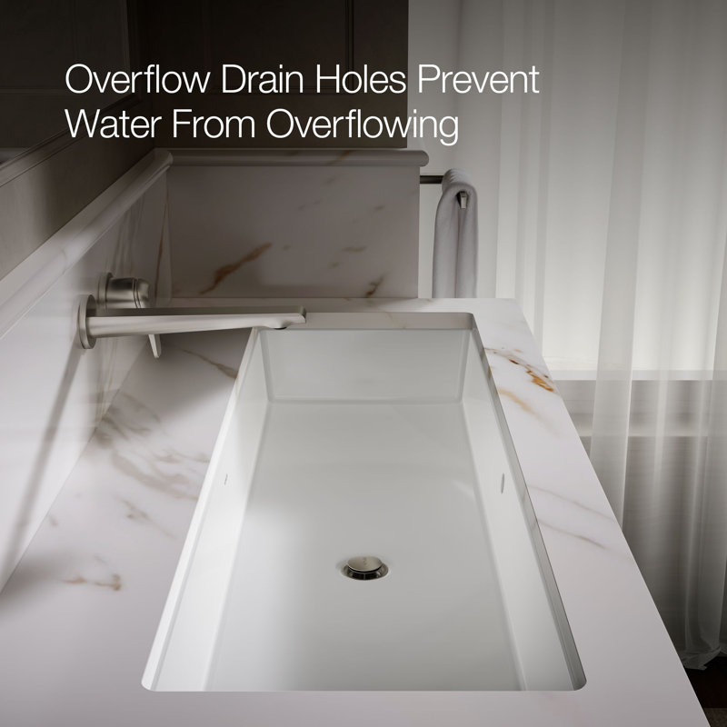 Verticyl 42-1/2 In. Rectangular Undermount Bathroom Sink