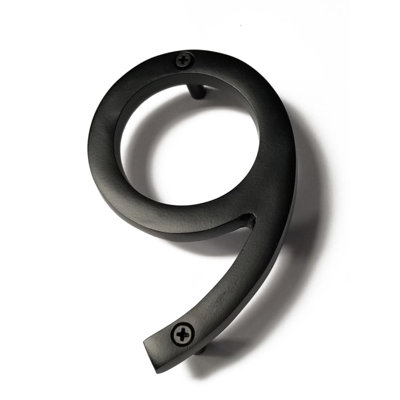Metal Floating Mount House Number