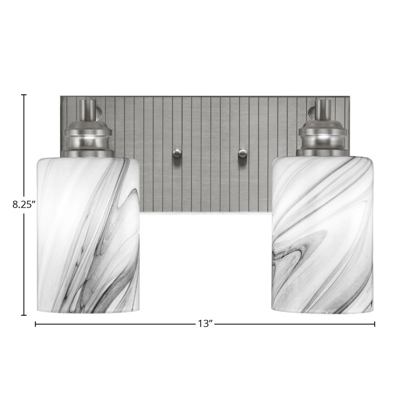Asmunn 2 - Light Vanity Light, Brushed Nickel