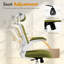 Chaise de bureau ergonomique en filet avec accoudoirs relevables Inbox Zero-2134407891