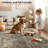 Washable Non-Slip Vintage Area Rug Hallway Bedroom Living Room Kitchen Soft Floor Stain-Resistant Low Pile Laundry Room Green-1980177644