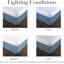 Jupe de lit plissée en microfibre brossée double 15 pouces Southshore Fine Linens Vilano-912812026-912812014