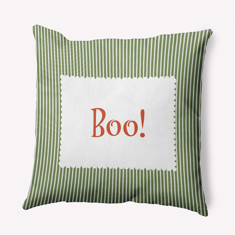  Housse de coussin décoratif en polyester par E by Design, 16 po x 16 po, Oignon vert