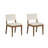 Light Brown Solid Wood Upholstered Dining Chair, 2-Pack-1773892034-1769025917-1792400815
