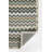 Abbott Erin Gates by Momeni Abbot Hand Tufted Wool Zig Zag Blue Area Rug-110925126