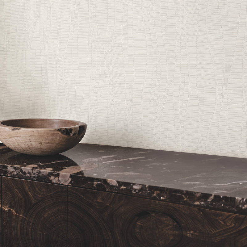 Amir Dove Embossed Wallpaper, Ivory