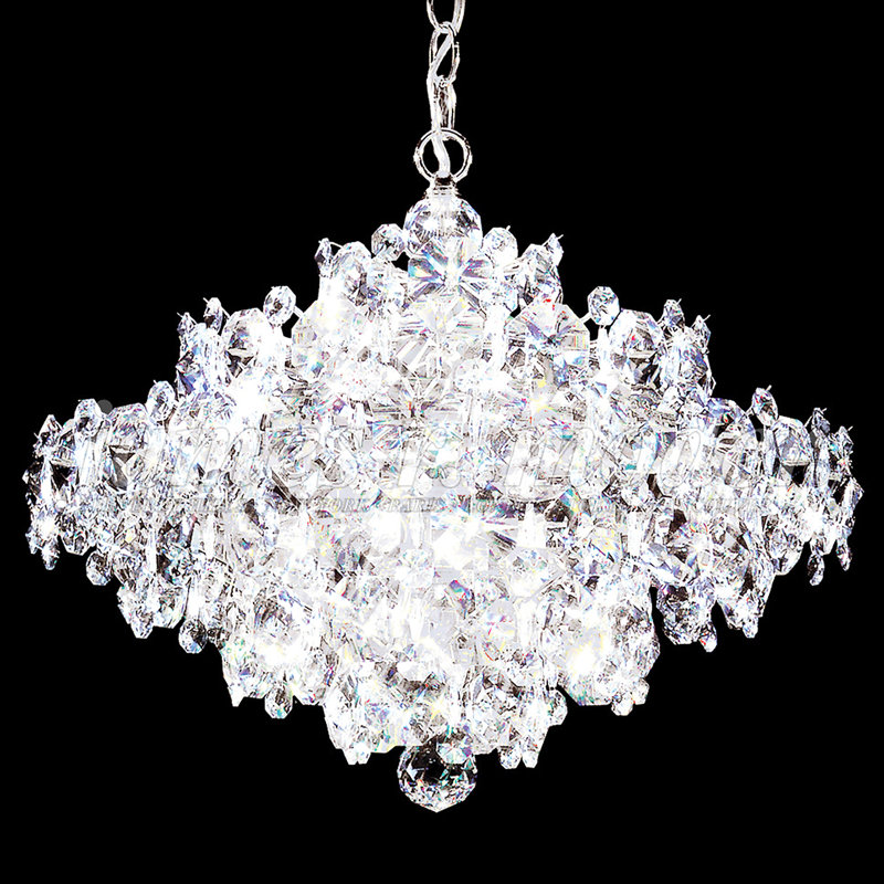 Continental Fashion Chandelier, Chinese (K9), 21" H x 25" W x 25" D