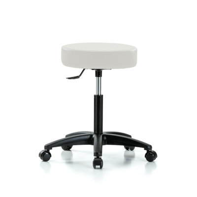 Koah Adjustable Height Stool with Removable Casters/Wheels