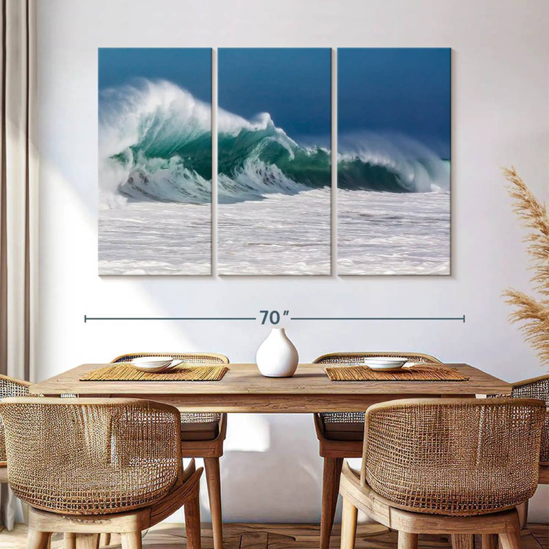 Gillard Surging Ocean Wave, 42" H x 65" W