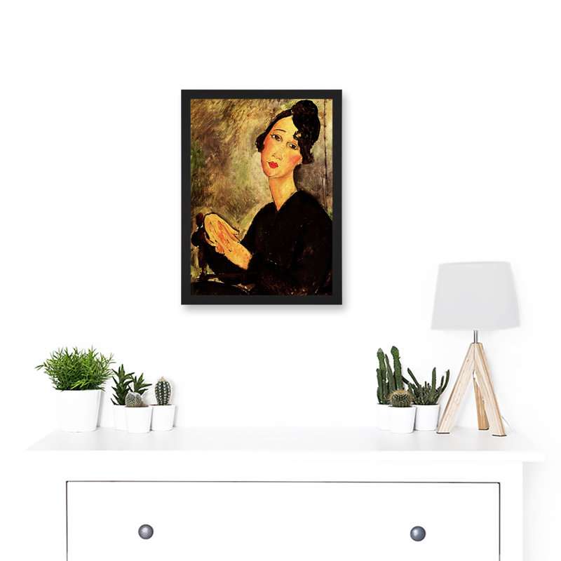 Dedie by Amedeo Modigliani - Single Picture Frame Painting