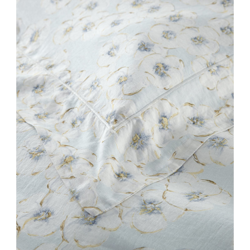 Ensemble de couette en lin Ella, Queen, Sky