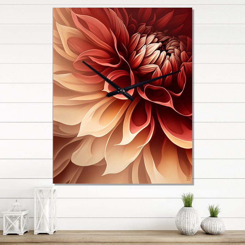 Horloge murale Dahlia, Grand