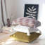 Housse et insert de coussin rectangulaire tissé Esther