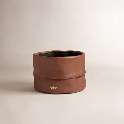 Lucinde Leather Bread Basket Vintage