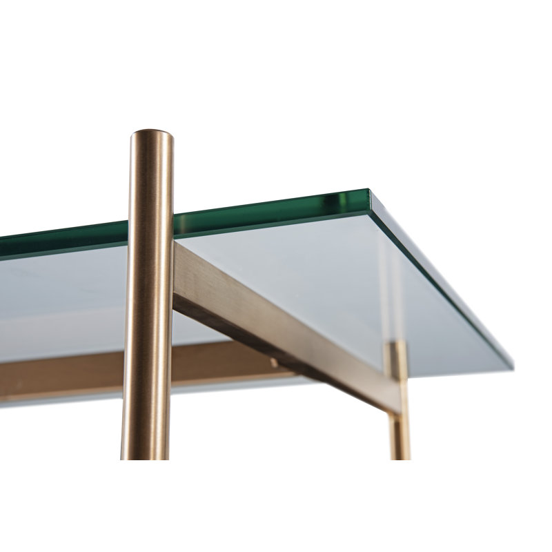 Gov 173.2 cm H x 120 cm W Stainless Steel Bookcase