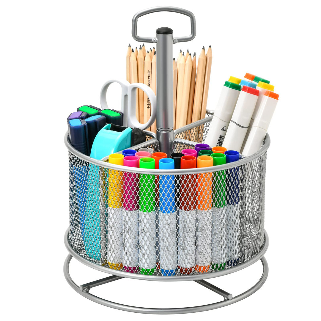 Mesh Desk Organizer Pen Holder