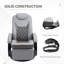 Fauteuil inclinable en polyuréthane avec repose-pieds HOMcom