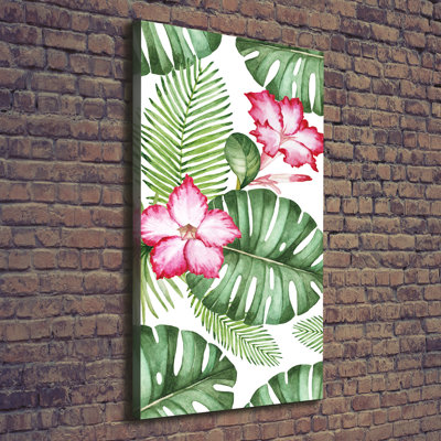 Pink Orchid - Wrapped Canvas Print