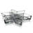 Mekayla Set/6 Glass Diamond Dish