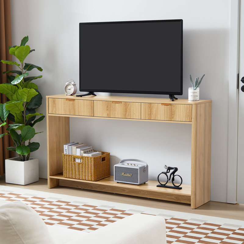 55.12'' Console Table, Natural