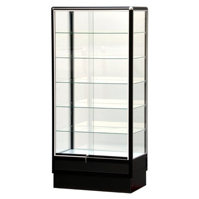 Vitrine en métal H 72 po x l 34 po
