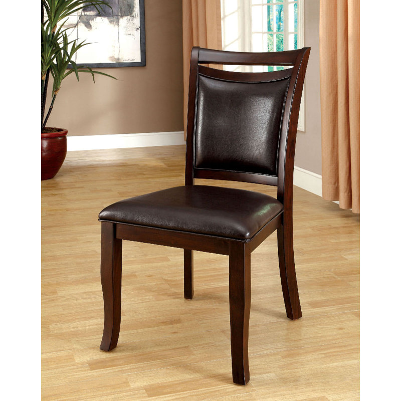 Chaise d'appoint transitionnelle l 19 po (2 / RTC), cerisier foncé / espresso