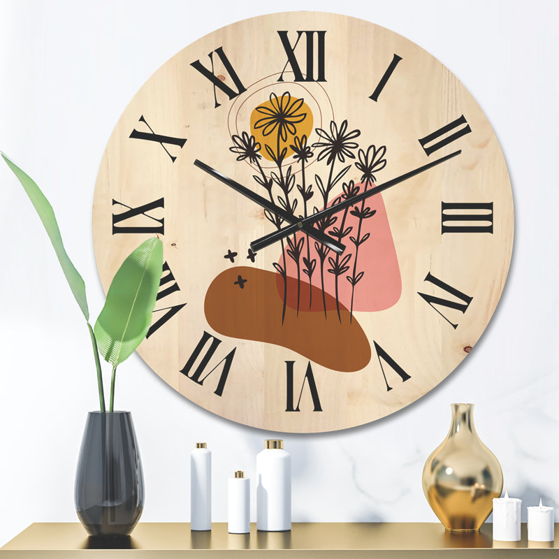 Horloge murale élémentaire, Moyen