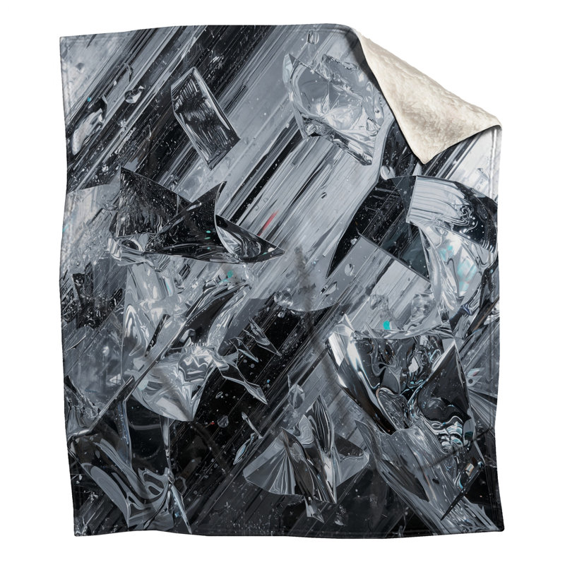Couvertures métalliques en verre brisé, L 60 po x H 80 po