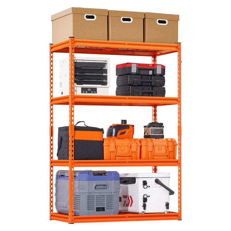 Étagères de rangement Étagères de garage robustes réglables, H 60 po x l 40 po x P 20 po, Naturel