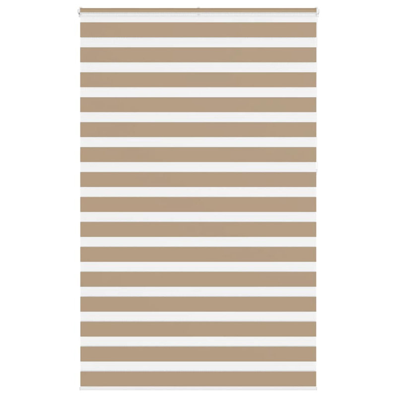 17 Stories Zebra Blind Sand Brown 120X150 Cm Fabric Width 115.9 Cm Polyester, Sand Brown, 150cmW x 230cmL