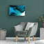Tom Quartermaine Blue Alcohol Ink Canvas Art-90671220