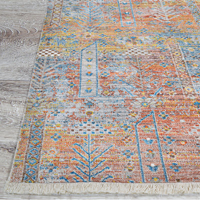 Temaka Baktiari Brick-Honey-Multi Area Rug