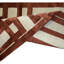 Hand Knotted Geometric Area Rug in Garnet