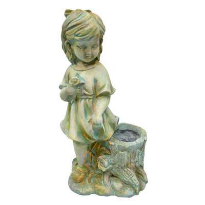 Marone People Ceramic Garden Statue