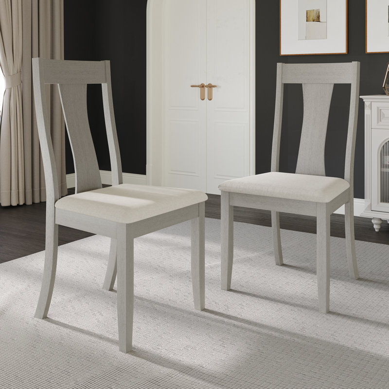 Chaise de salle à manger Ocossio, Blanc