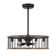 Marti 26" 6-Light Fandelier in Sapele with Remote Control