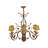 Bordeaux 6 - Light Dimmable Chandelier