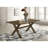 Carbon Knotty Nutmeg Rectangular Dining Table