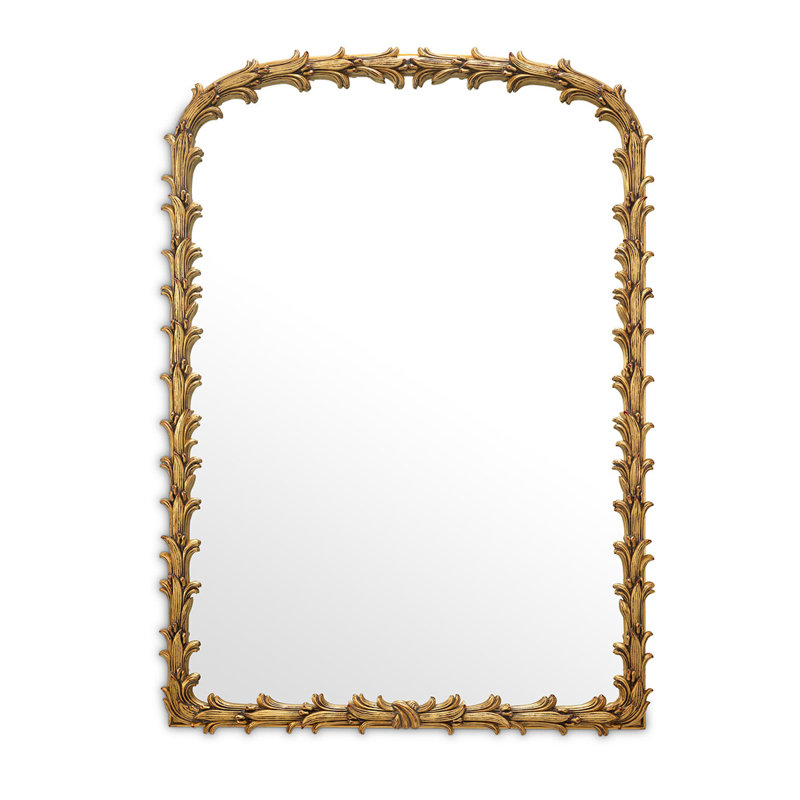 Guinevere Flat Metal Wall Mirror, 51.18" x 36.61"