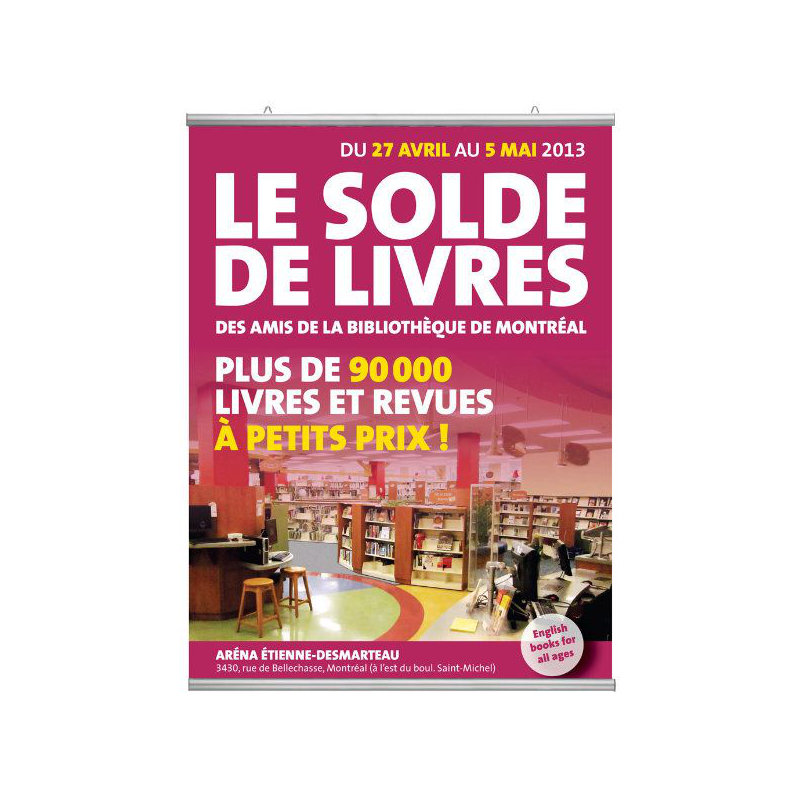 Ensemble de poster Snap, H 1,65 po x l 36,18 po x P 0,63 po