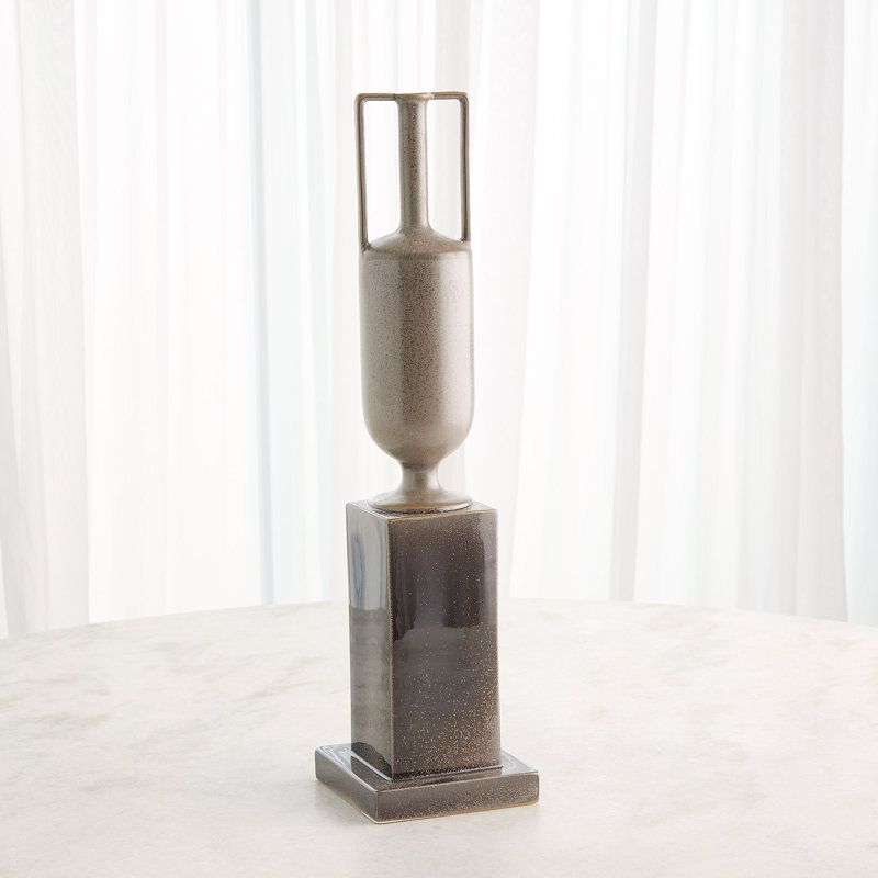 Vase sur piédestal réactif Silver-Med
