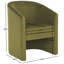 Fauteuil demi-tonneau en velours 24,4 po Ghina-1206673914
